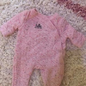 Hello I’m new here pink snap up outfit